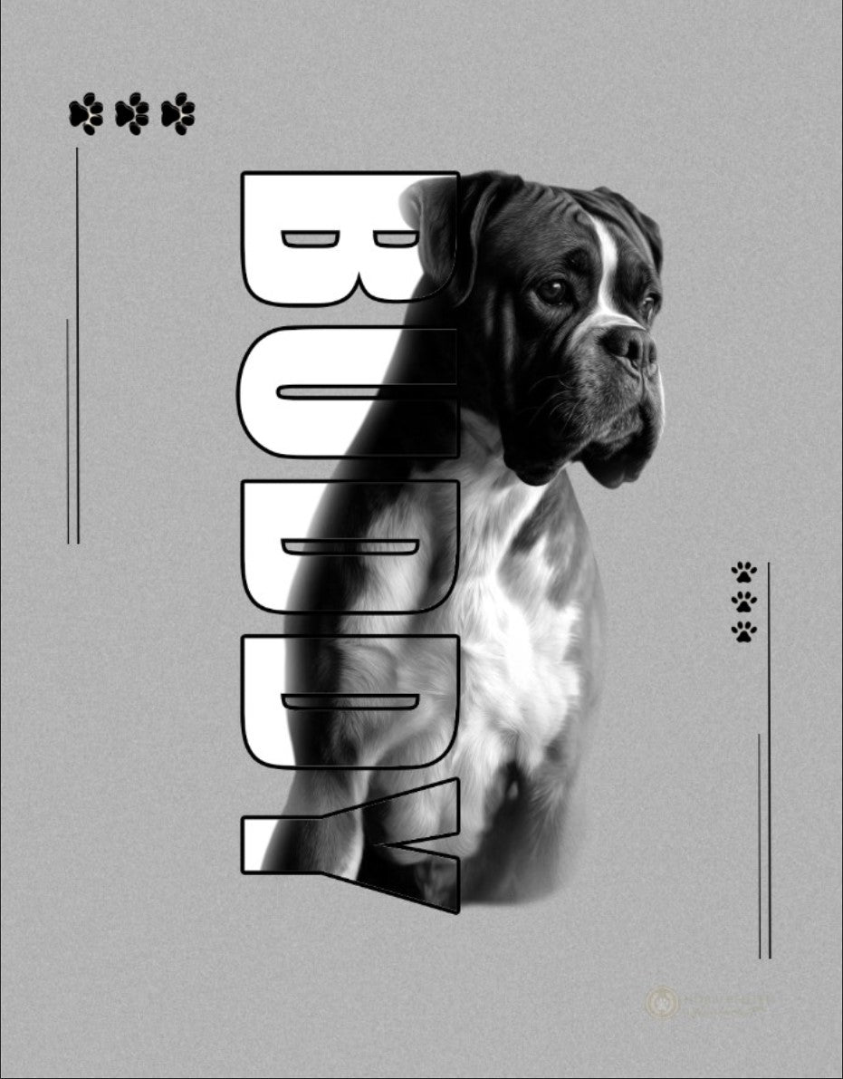 Plantilla de póster de nuevo diseño en impresión de calidad de 250 g.
