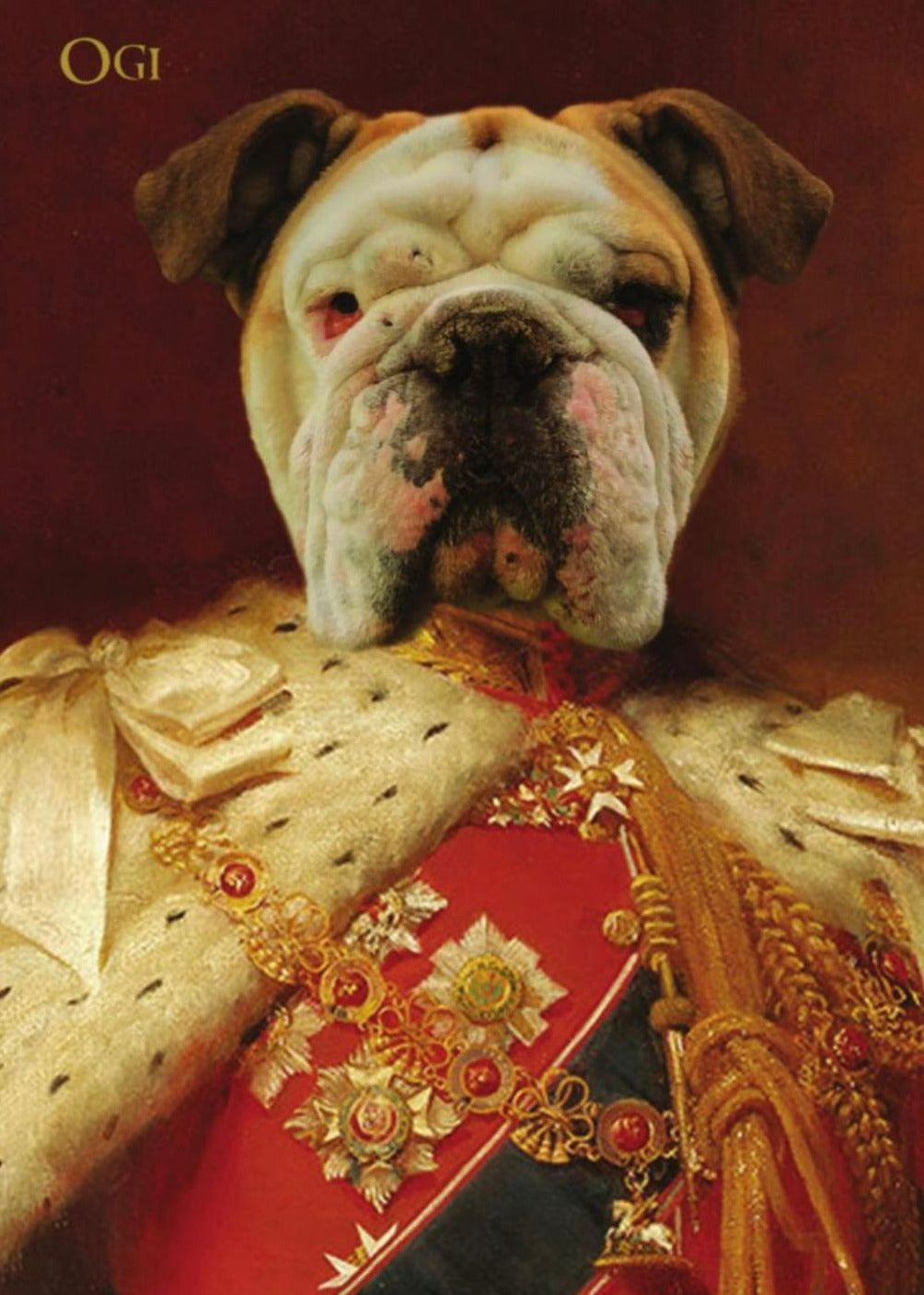 El rey de Inglaterra - póster con impresión de calidad de 250 g