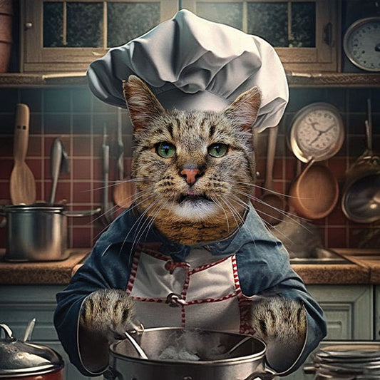 Der Küchenchef- Poster auf 250g Qualitätsdruck