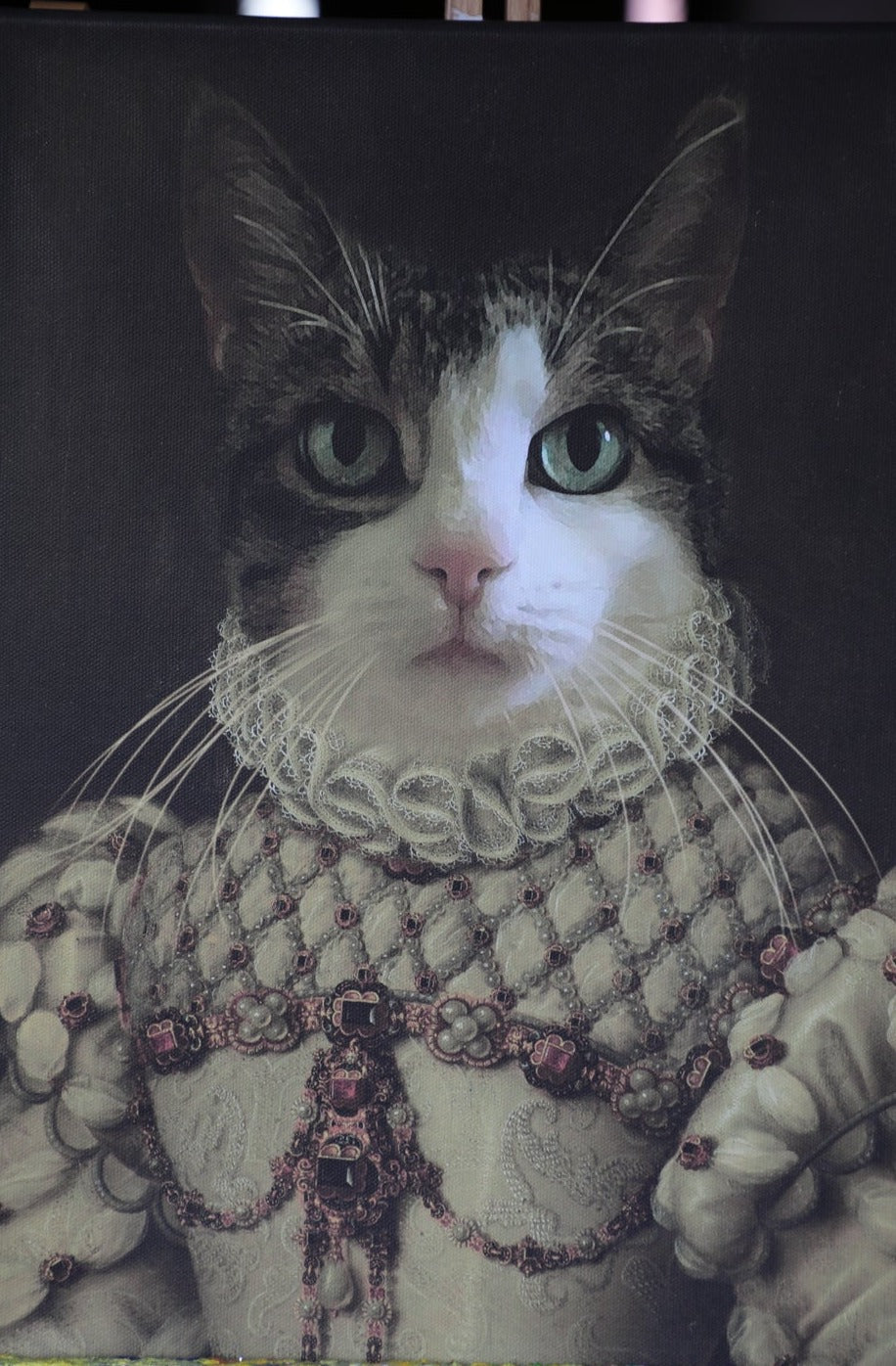 Hundeportrait Portrait und Haustier Katzenportrait von deinem Nobelpfoten - –