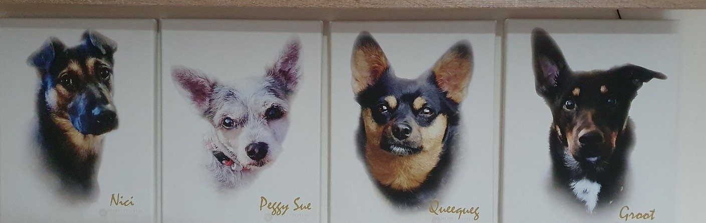 Klassisches Porträt - Auf Leinwand und Holzrahmen