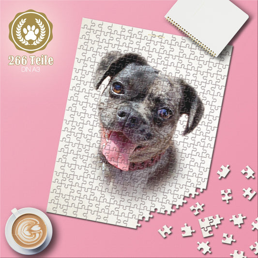 Haustier Puzzle von deinem Hund freut sich