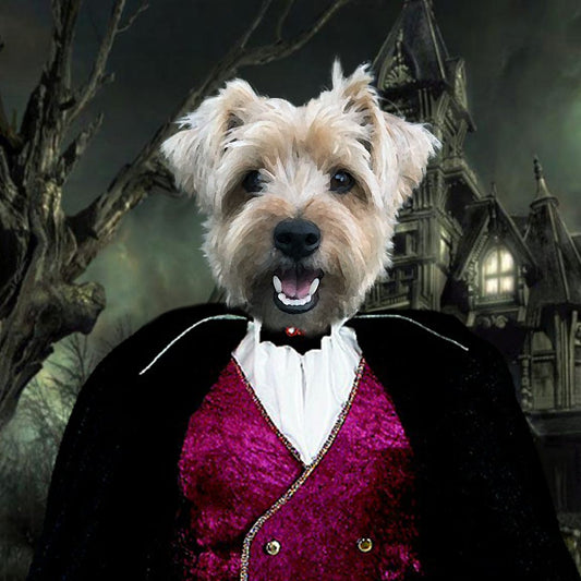 Dein Haustier als Der Vampir zu Halloween