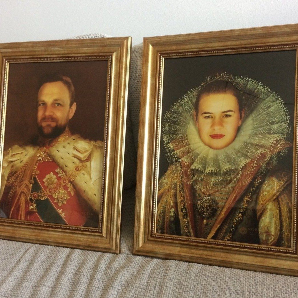 Der König von England -  Poster auf 250g Qualitätsdruck