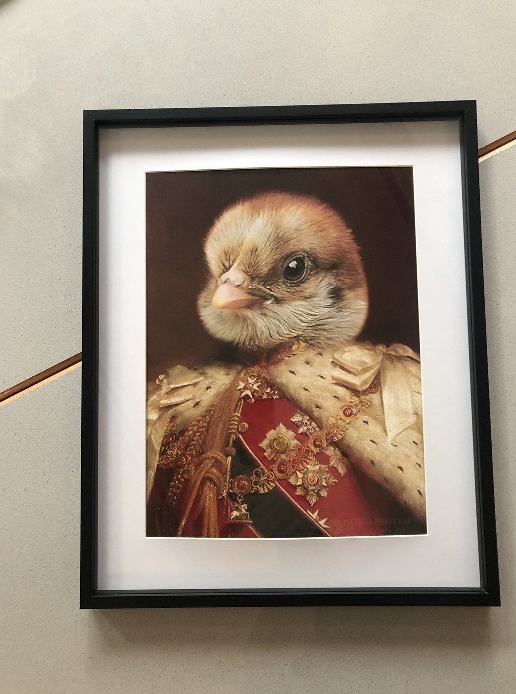 Der König von England -  Poster auf 250g Qualitätsdruck