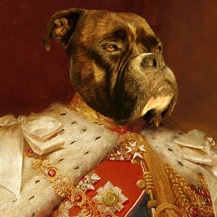Der König von England -  Poster auf 250g Qualitätsdruck