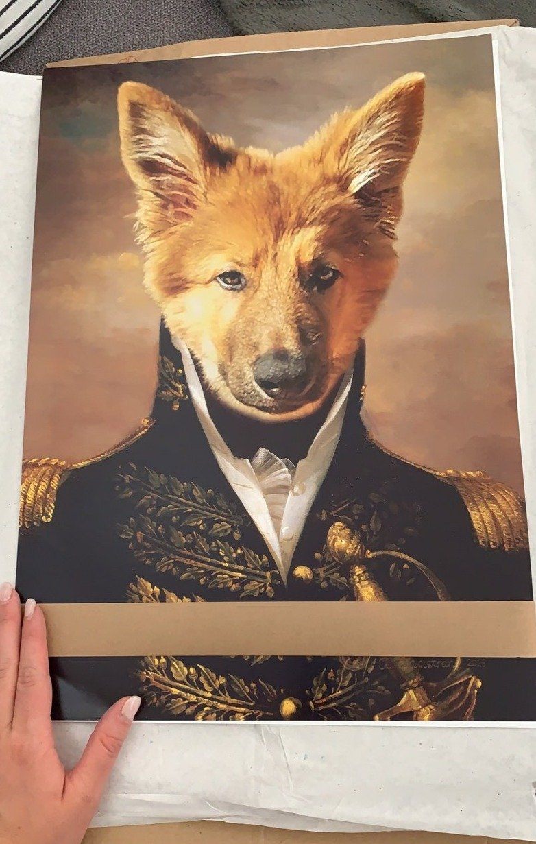 Der Offizier -  Poster auf 250g Qualitätsdruck