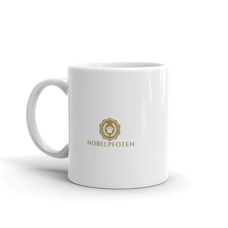 Haustier Tasse mit Nobelpfoten Logo sichtbar