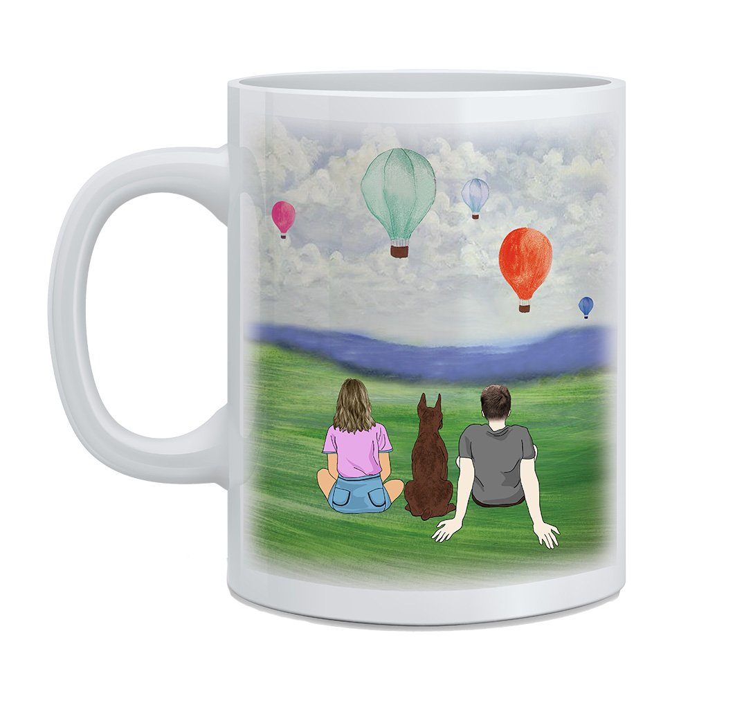 Tasse mit Hund und Name von Nobelpfoten